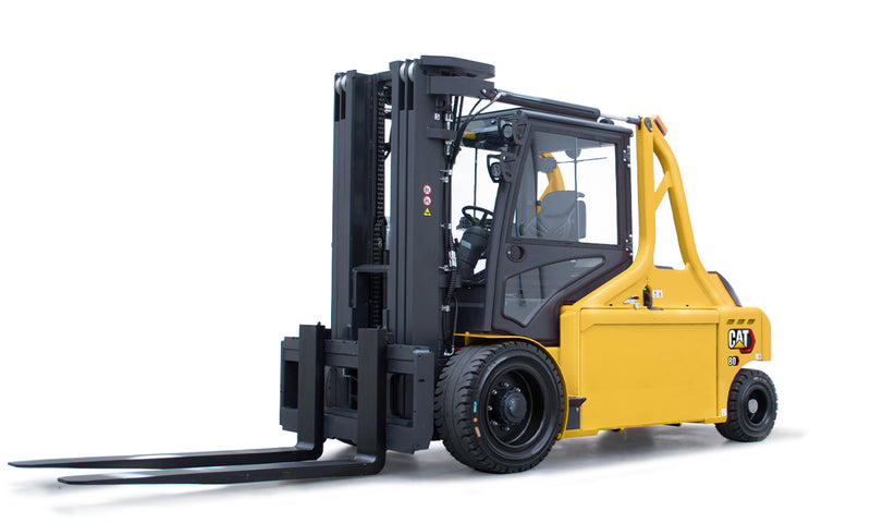 Den rymliga arbetsplatsen på Cat® EP60-120N(H) är gummiupphängd för att minimera vibrationer och buller. Intervallet 6,0 till 12,0 ton Cat® EP60-120N(H) har lanserats med fokus på ’förbättring som tjänar in sig själv’. Dess driftsekonomi, produktiva prestanda och förarergonomiska egenskaper betonas särskilt.